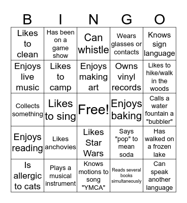 Clinics Bingo #3 Bingo Card