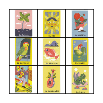 Loteria Loca Bingo Card