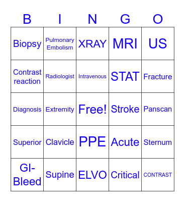 Tech Assistant Bingo Card
