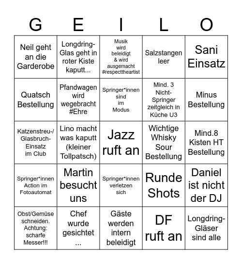 Mojo Spieleabend 27.04.2024 Bingo Card