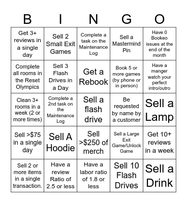 Mastermind Bingo May 2024 Bingo Card