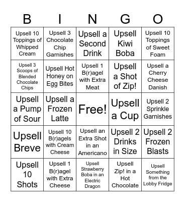 Biggby ABC Bingo 4/29-5/05 Bingo Card