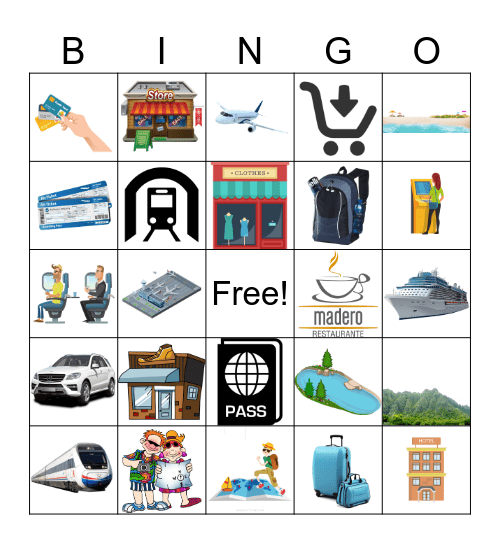 Adonde Fuiste? Bingo Card