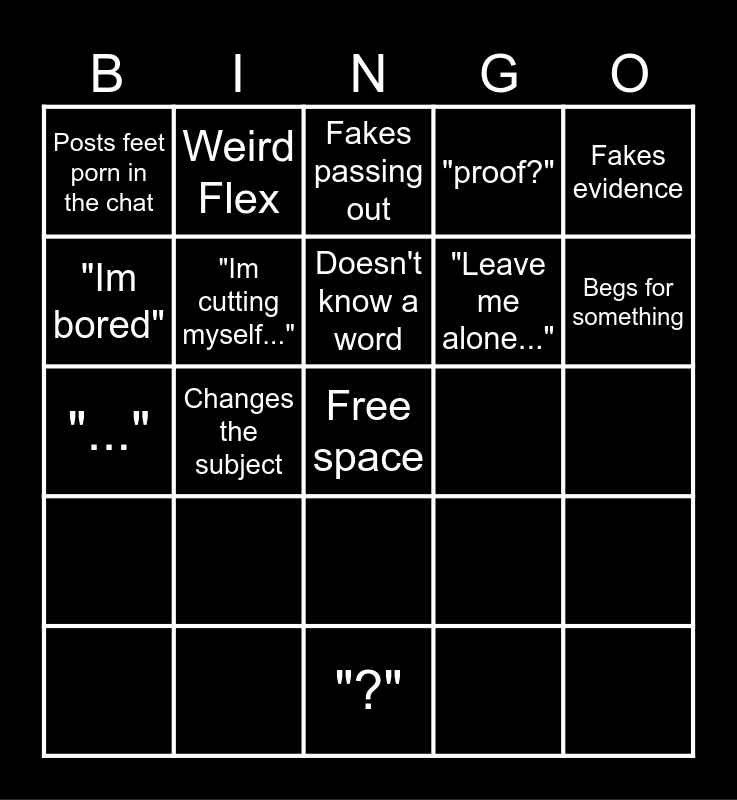 Pixel Tails Bingo Card