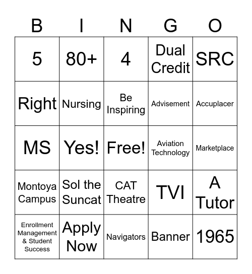 EMSS BINGO Card