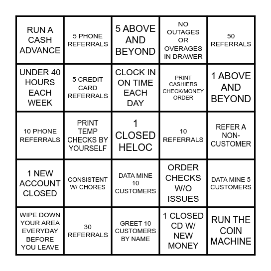 MAY BINGO Card