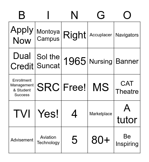 EMSS BINGO Card