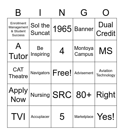 EMSS BINGO Card