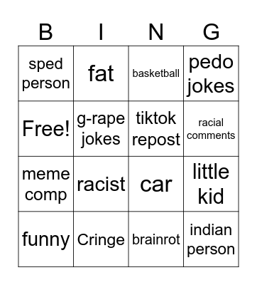 instagram reels bingoo Bingo Card