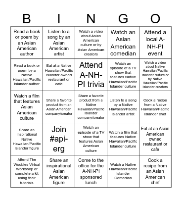 A-NH-PI Month Bingo Card
