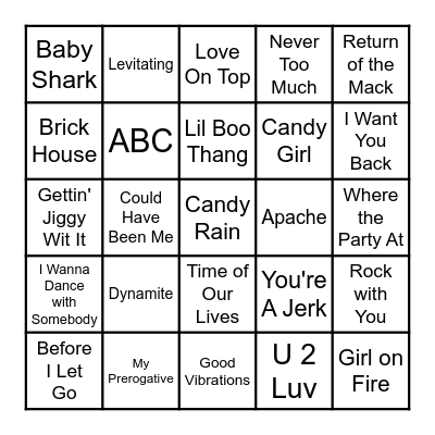 Vibe Bingo Card