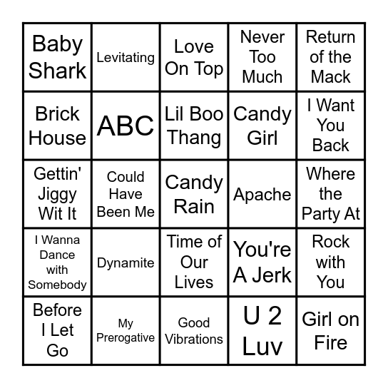 Vibe Bingo Card