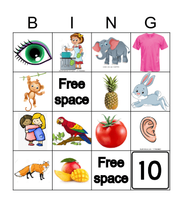 Tamil Class Bingo Card