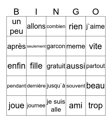 Harry Page 15 Bingo Card