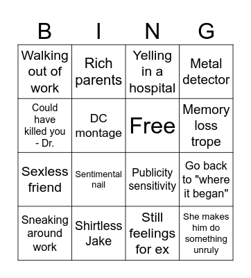 Jim and Sweetie Bingo Card