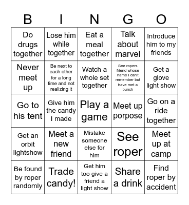 Roper EDC 2024 bingo Card