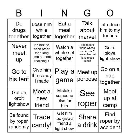 Roper EDC 2024 bingo Card