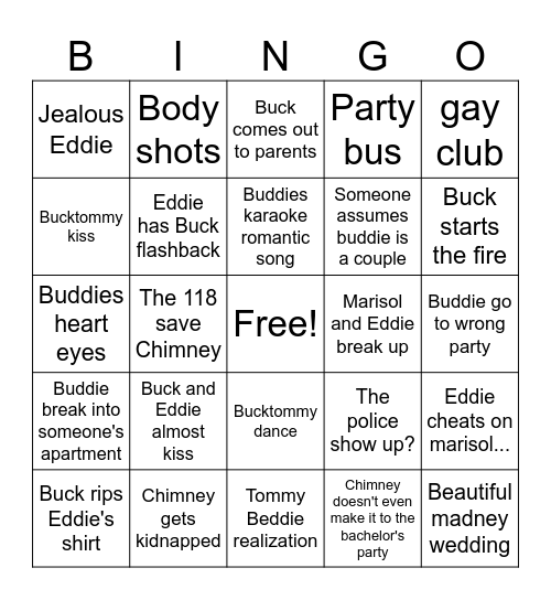 7×06 Bingo Card