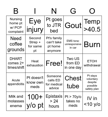 May Bingo Card
