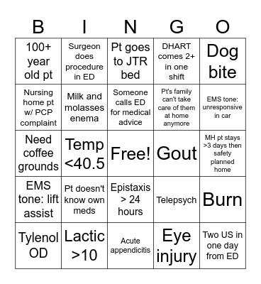 May Bingo Card