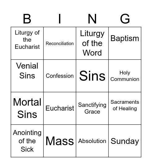 PSR End of Year Review Bingo Card