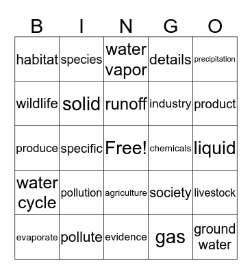 Grade 3 Module 4 Bingo Card