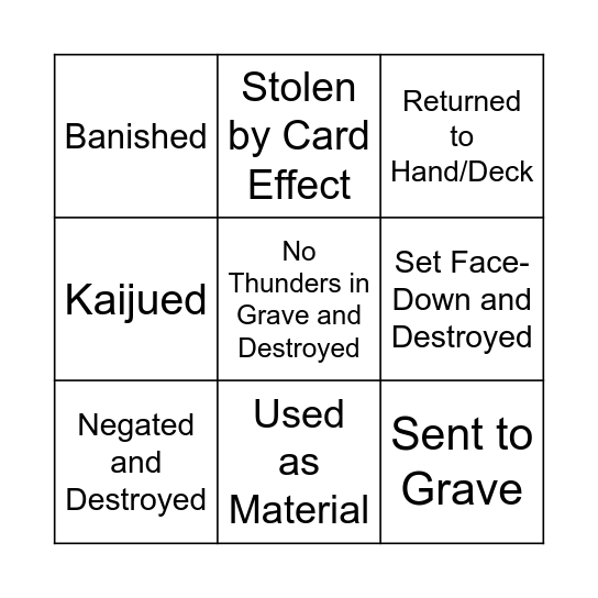 What happened to Colossus? Bingo Card