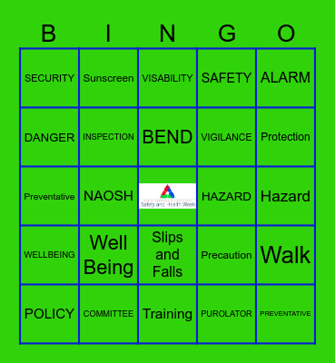 NAOSH BINGO EXTRAVAGANZA Bingo Card