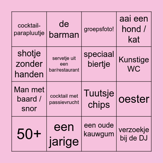 SLEEZY SATURDAY KIEN Bingo Card