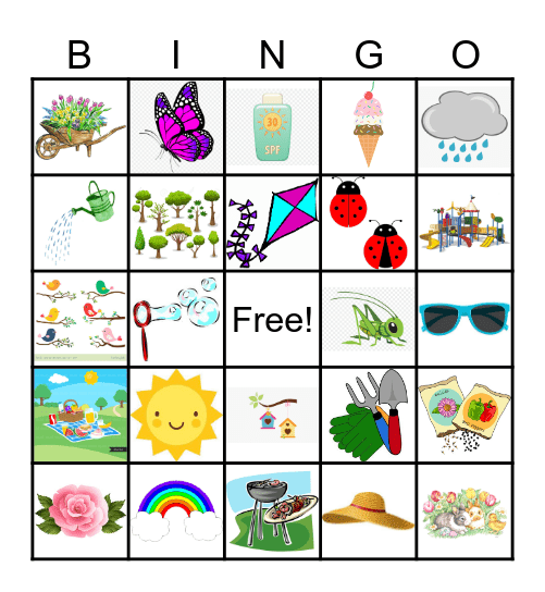 Rosie Sunshine Bingo Card