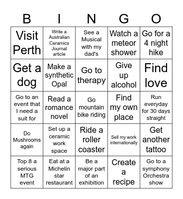 2024...ish Bingo Card