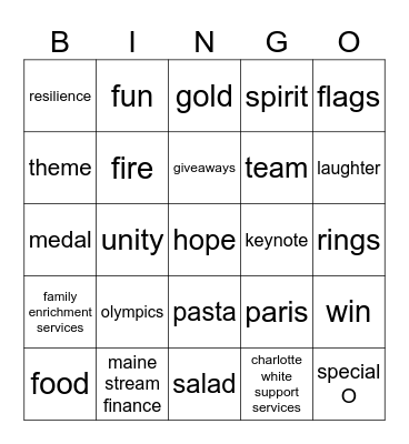 PENQUIS Bingo Card