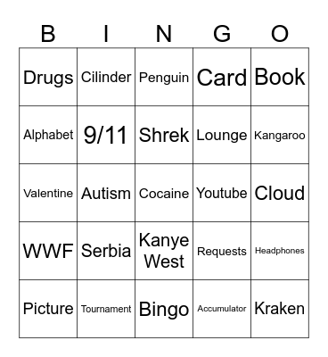 opa Bingo Card