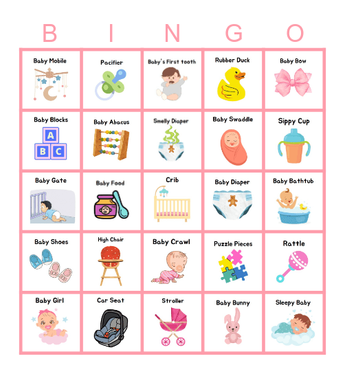 BABY Bingo Card