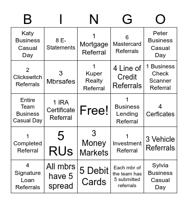 Anti-Villian League Bingo Card