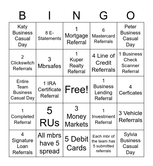 Anti-Villian League Bingo Card