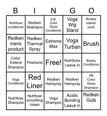 RETAIL BINGO Card