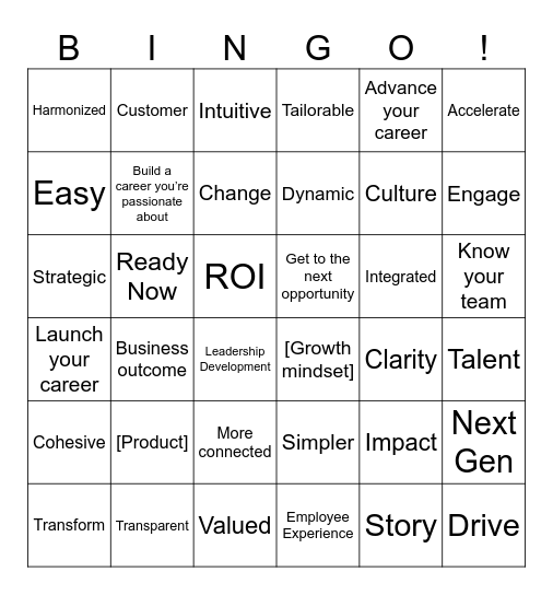 Winner Bingo Card