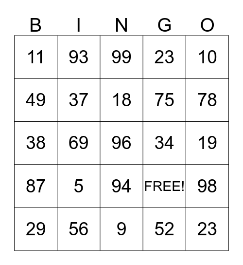 Happy Birthday Saachi! Bingo Card