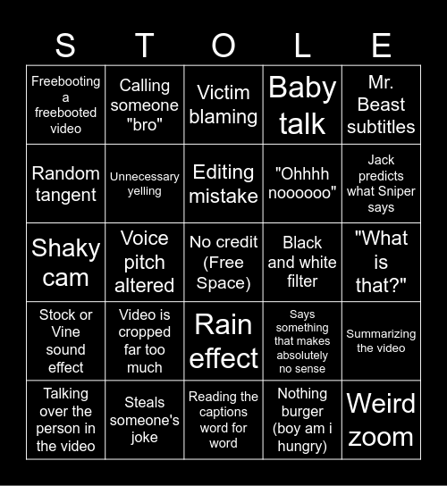 ihonestlydontknowanymoredjfdncvmxnmnnjkdfhjsaljkfaljkdsfksafdkh Bingo Card