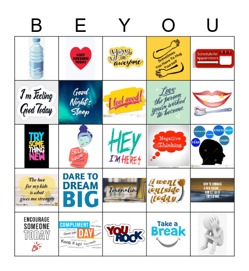 Self Care Bingo Card