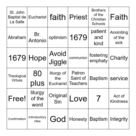 CL G5 Q4 Review Bingo Card