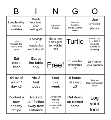 BINGO NS5273 Bingo Card