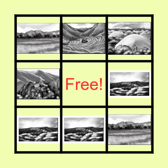 ANYONG LUPA BINGO CARD Bingo Card