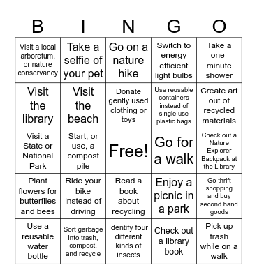 Read, Renew, and Repeat Bingo Card