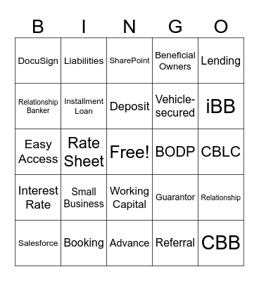 CB-BINGO! Bingo Card