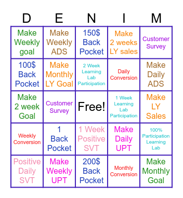 May Service Bingo Card