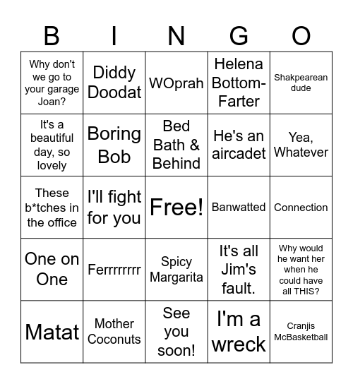 Mother's Day Bingo Card