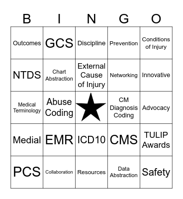 ATS 2024 Bingo Card