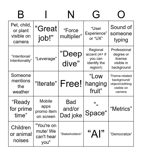 Tech into Care Annual Summit - 2024 Bingo Card